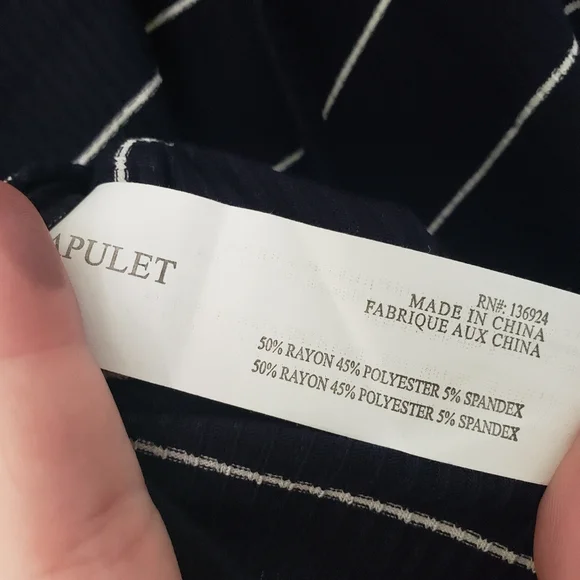 Capulet Buona Scoop Back Bodysuit in Navy Stripe - Picture 10 of 11